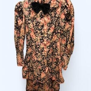 Women's Multi and Black Dress